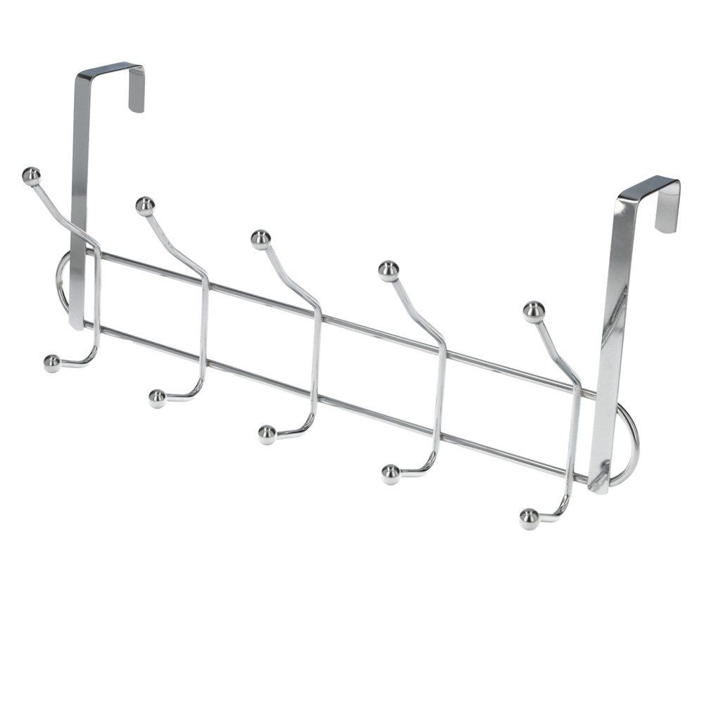 distribuidor perchero metalico para puerta 5 10 ganchos terminacion metalica Mayorista Ferreteria AFT