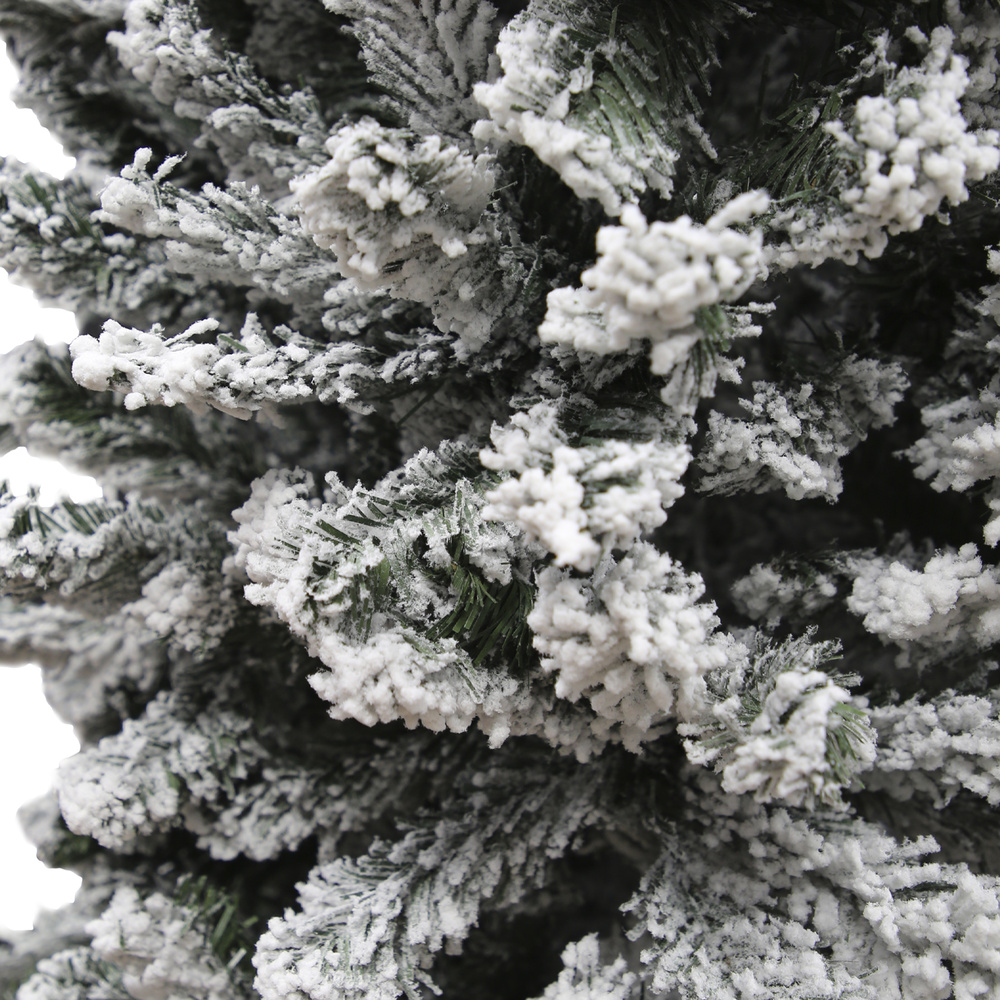 Arbol De Navidad Slim Nevado (estrecho) 180 cm. 653 Ramas PVC