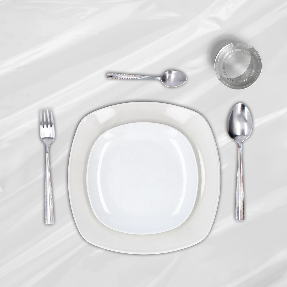 Mantel Antimanchas Hule Redondo Ø 140 cm. Transparente