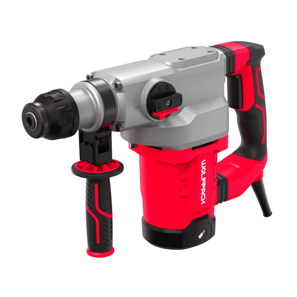 Martillo SDS Plus 1500 Watt 950 R.P.M. / 4100 Impactos 7j Con Maletin y Accesorios Plus