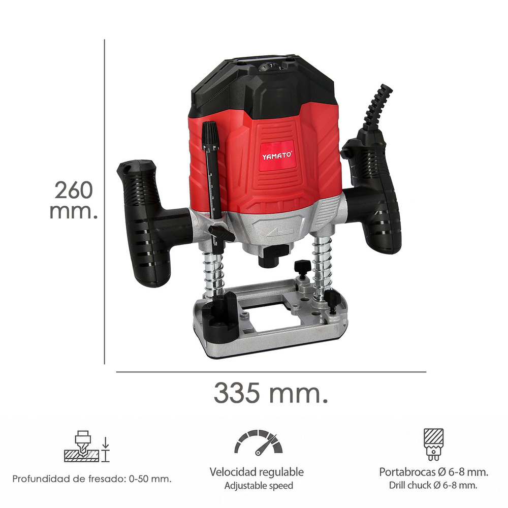 Fresadora 1200w Con Maletin
