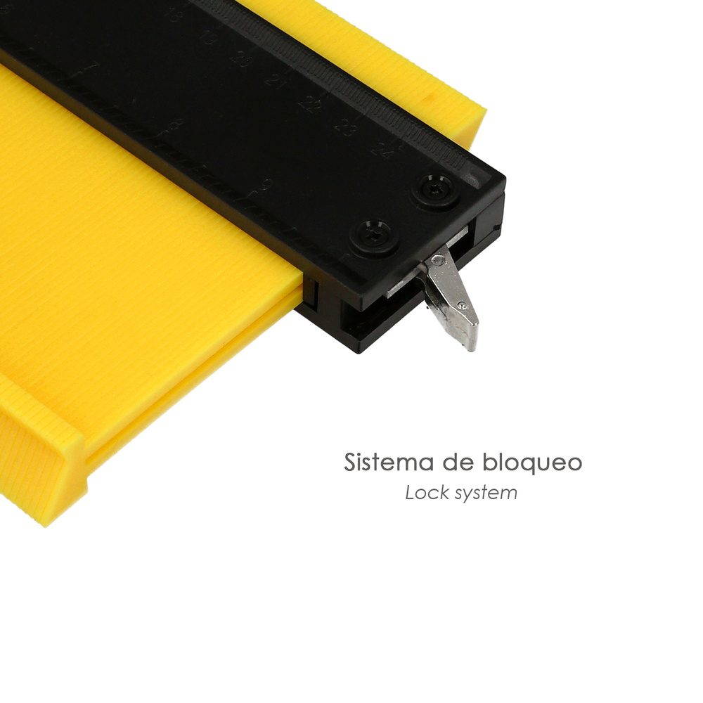 Medidor De Contornos 130x250 mm. Con Bloqueo