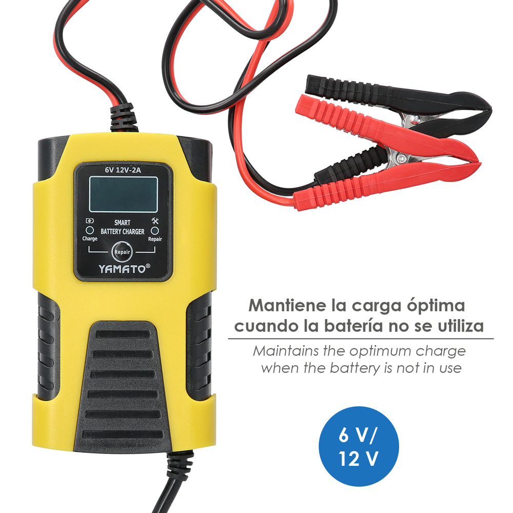 Carga Baterias Con Mantenedor 6V /12 V. Para Baterias de 4 a 40 Ah.