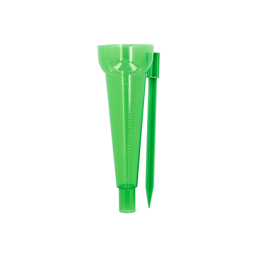 Pluviometro Plastico Verde 350 ml.