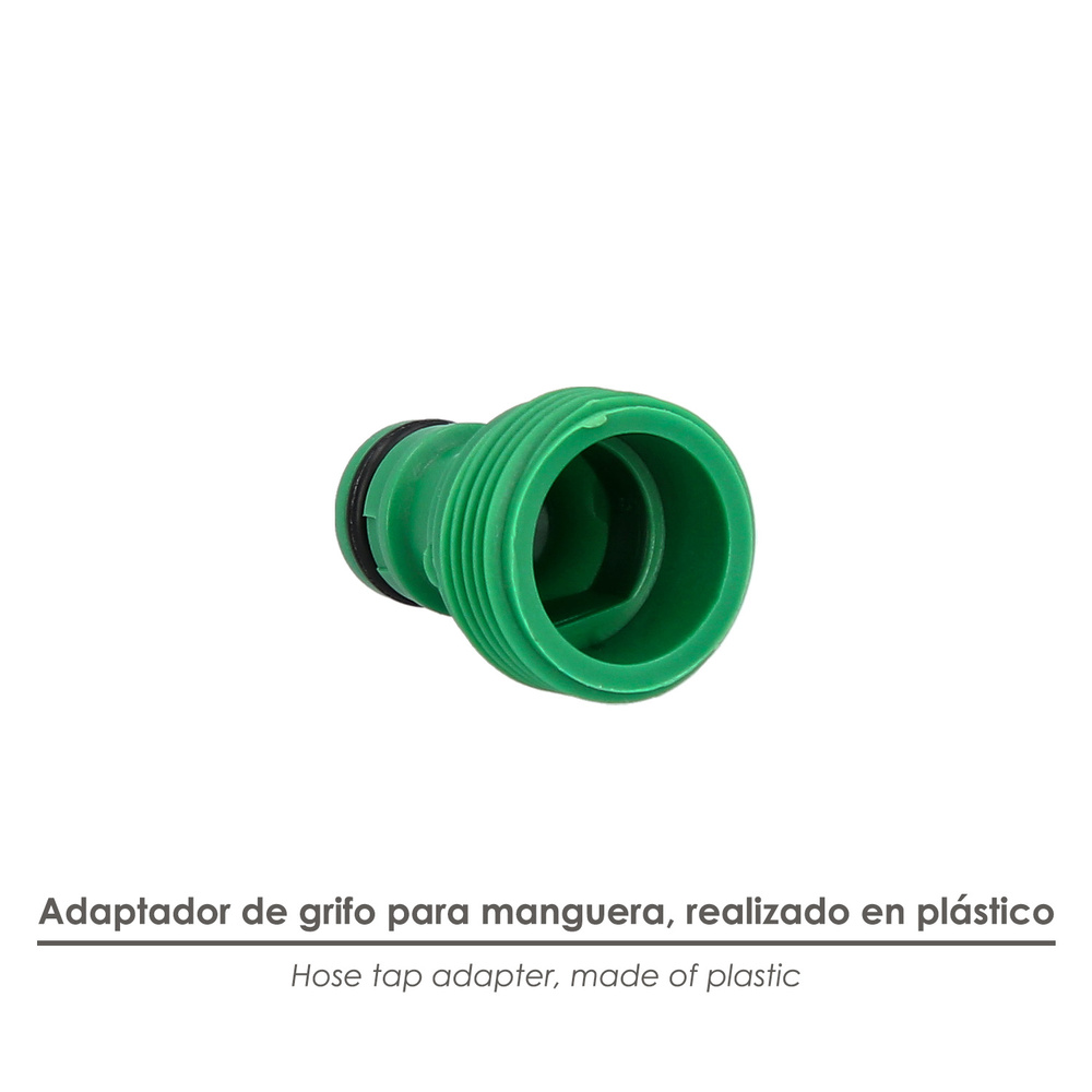 Adaptador Manguera Plastico 3/4 Macho Blister