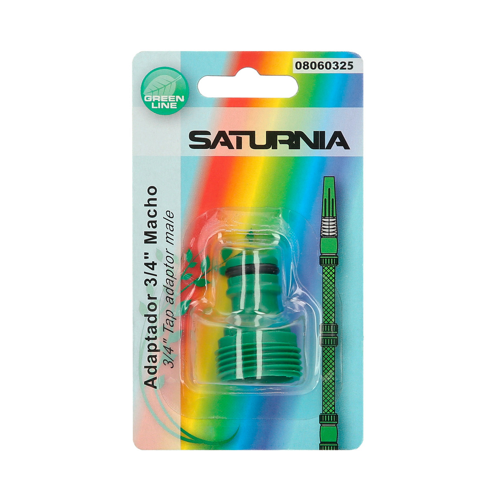 Adaptador Manguera Plastico 3/4 macho Granel