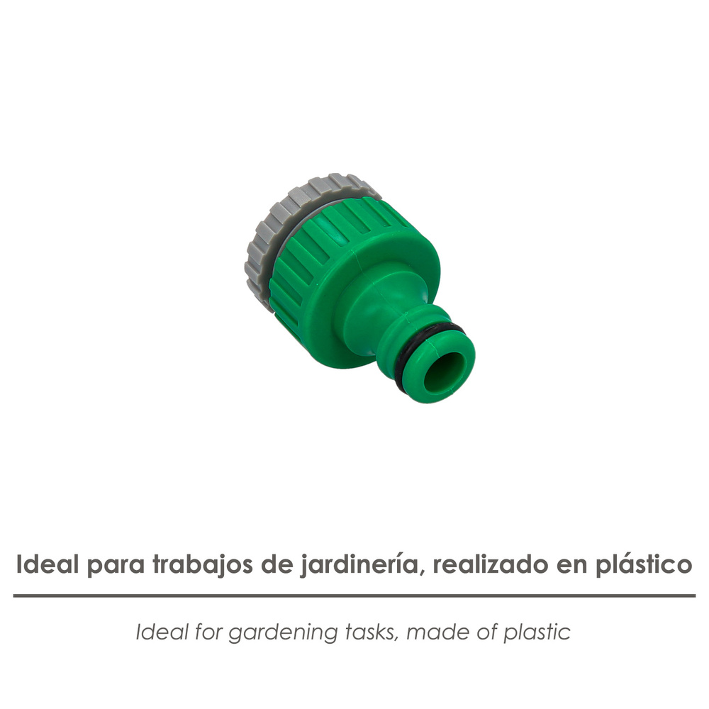 Adaptador Manguera Plastico 3/4 - 1/2
