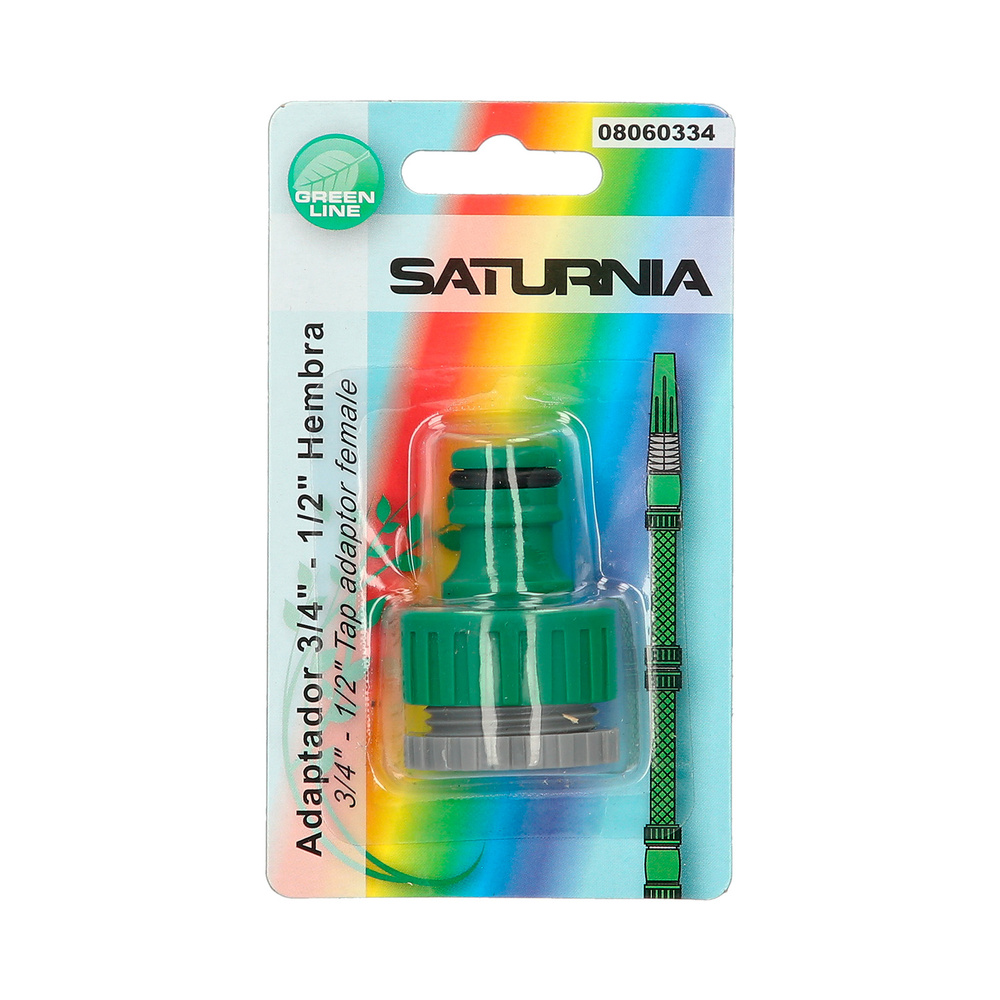 Adaptador Manguera Plastico 3/4-1/2