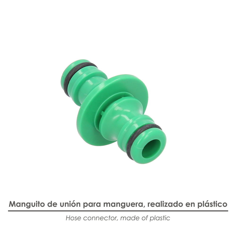Manguito Union Manguera Plastico (Blister)