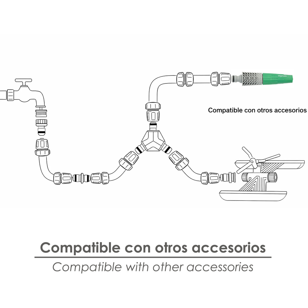 Lanzarriegos graduable plastico Granel