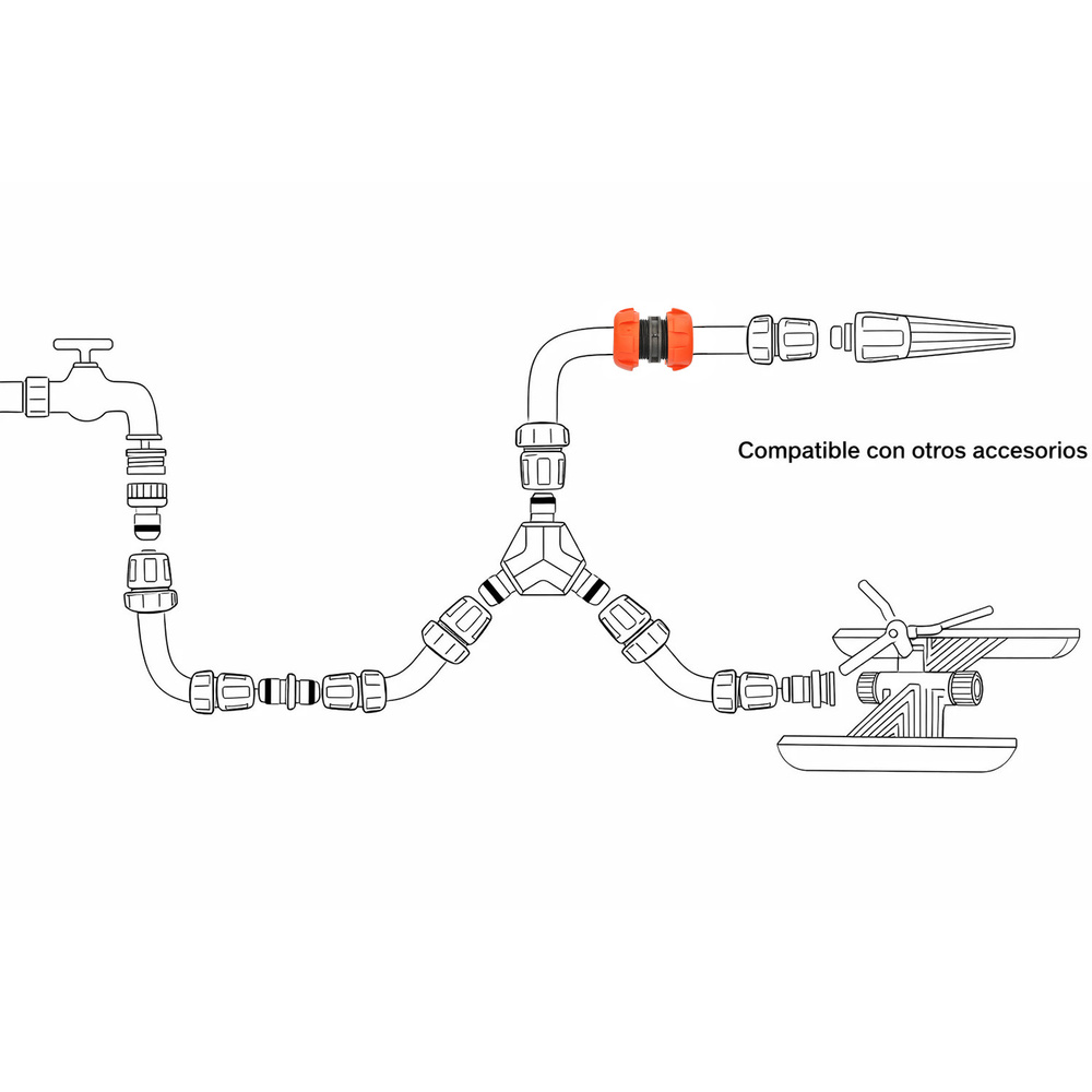 Reparador Manguera Soft Touch 1/2