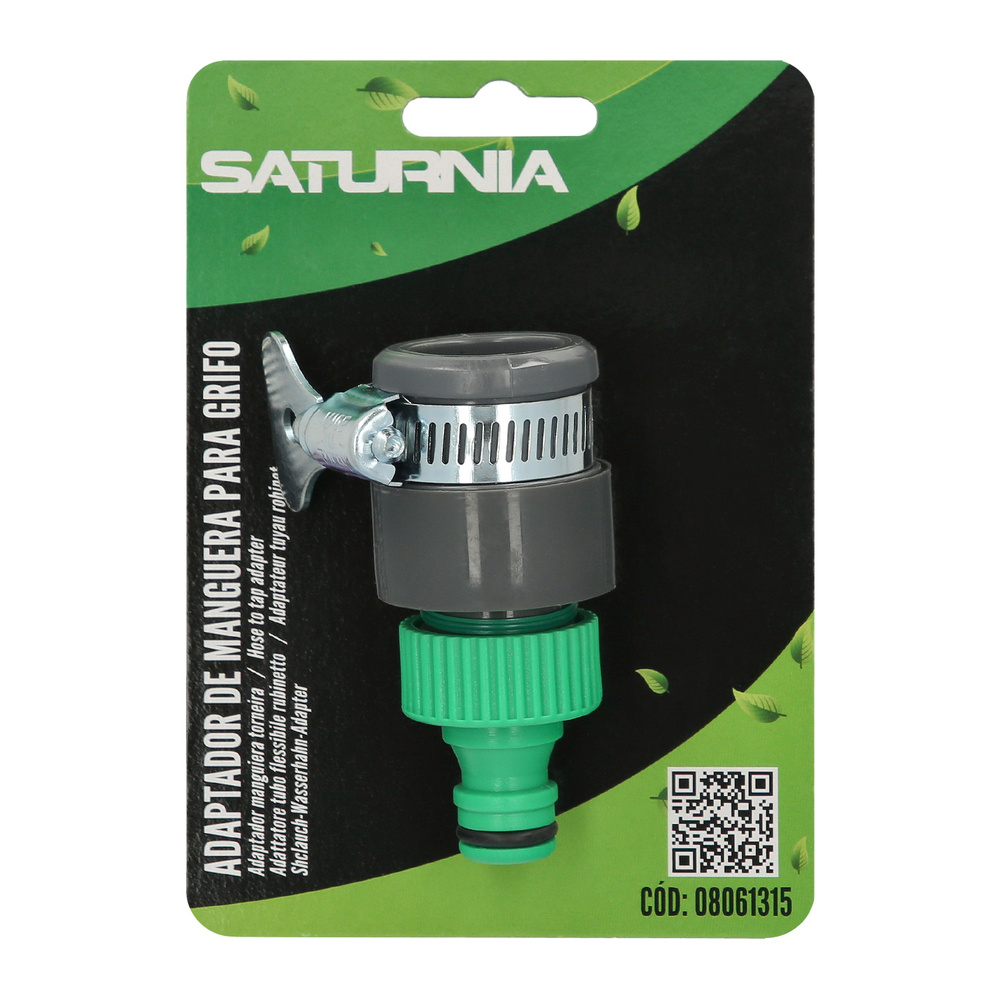 Adaptador Manguera Plastico Para Grifo  Blister