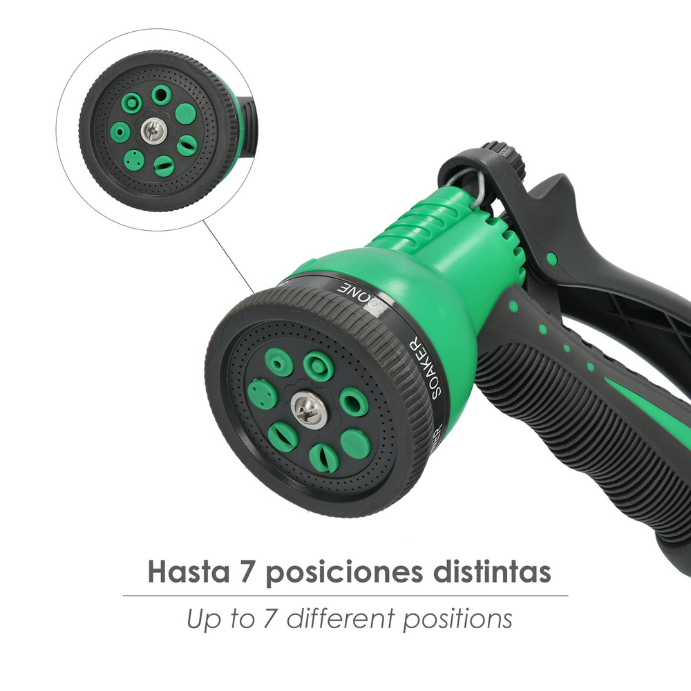 Pistola Riego Plastico 7 Posiciones