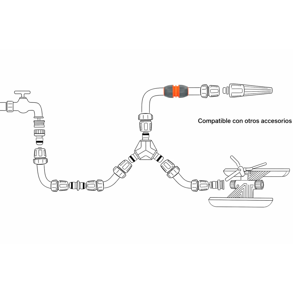 Reparador Mangueras Universal 1/2