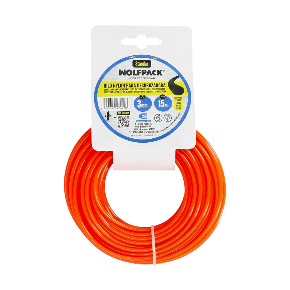 Hilo Nylon Redondo Ø 3,0 mm. (Rollo 15 metros)