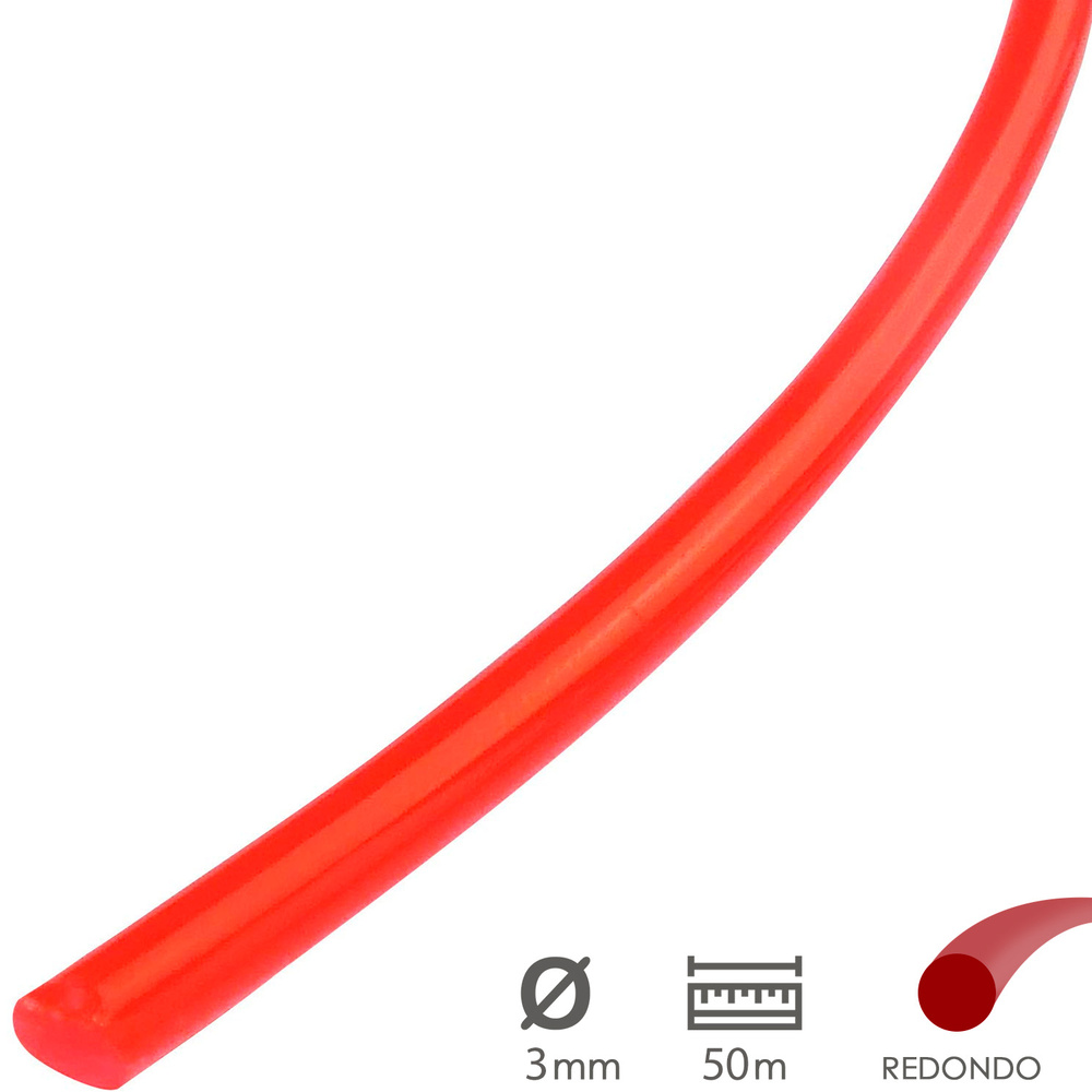 Hilo Nylon Redondo 3,0mm (Dispen.50mt) 