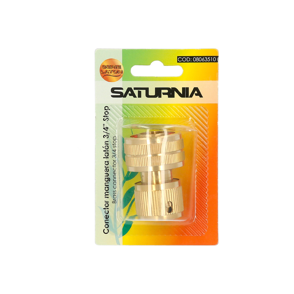 Conector manguera laton 3/4