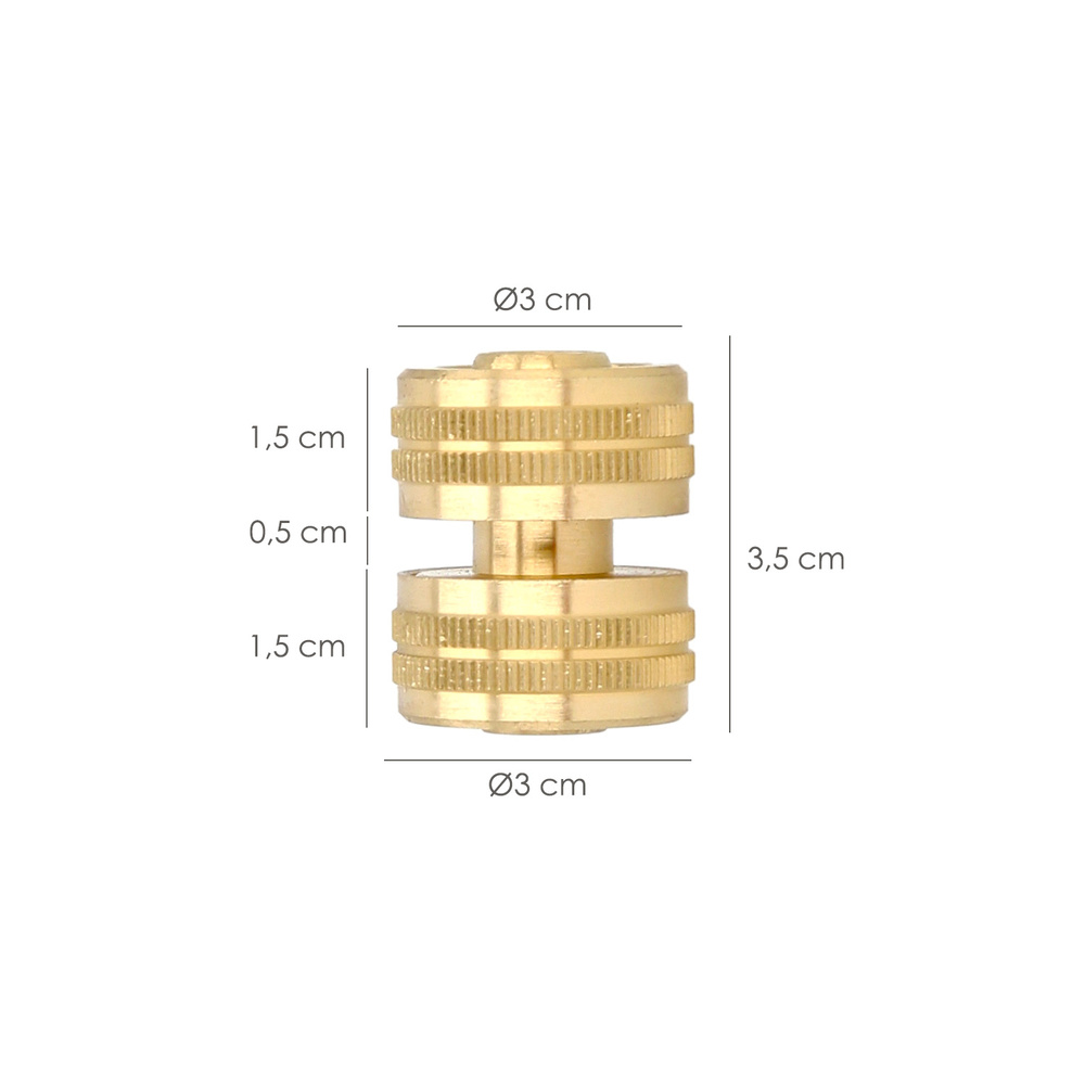 Reparador Mangueras Laton 1/2