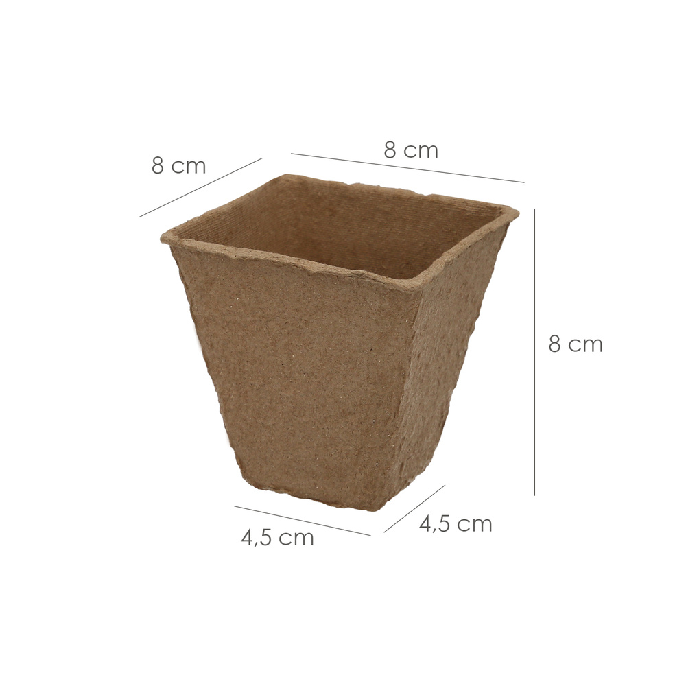 Semilleros Biodegradables 8x8 cm. (Pack 36 semilleros)