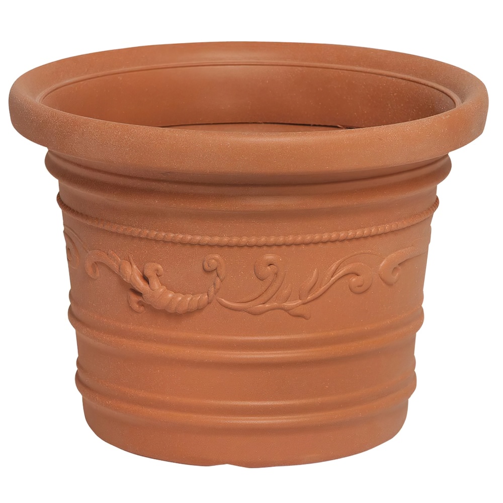Macetero Terracota Resina Redondo Ø 45 cm.
