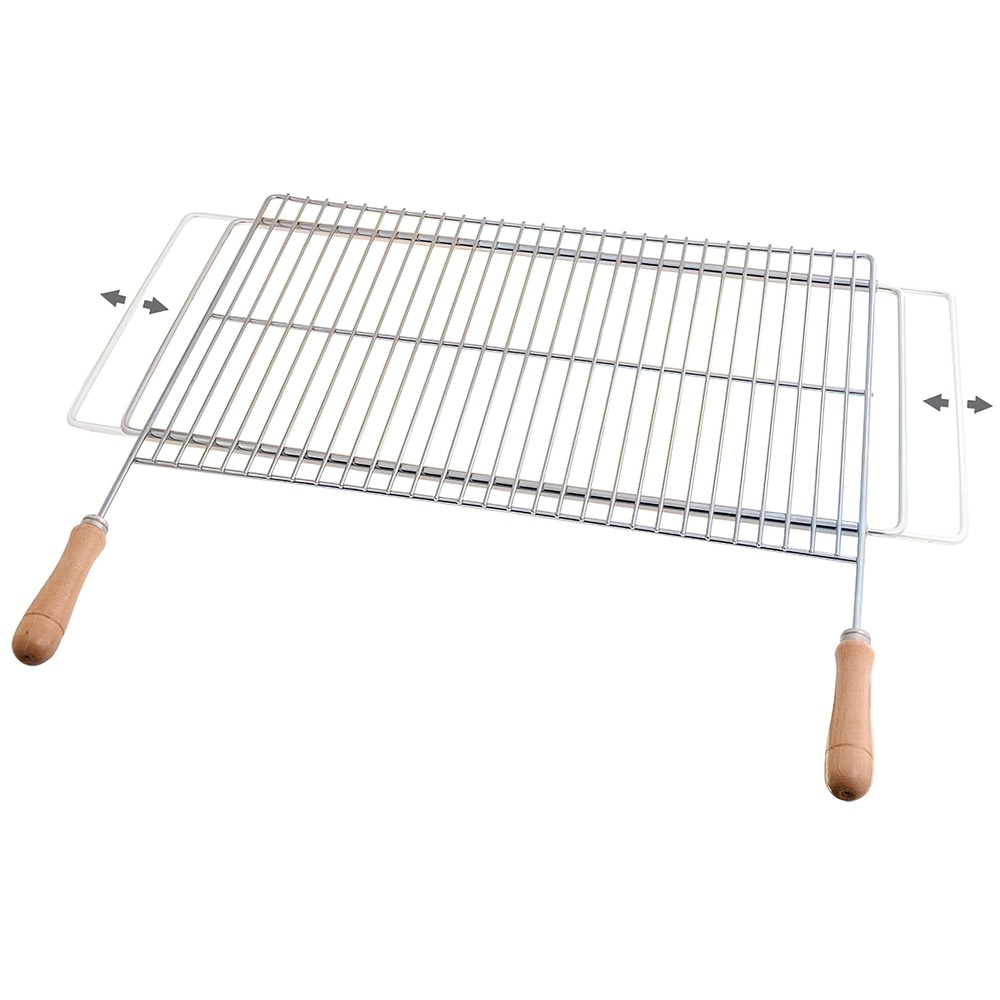 Comprar Parrilla Para Barbacoa 50X40 Cm Con Marco Extensible