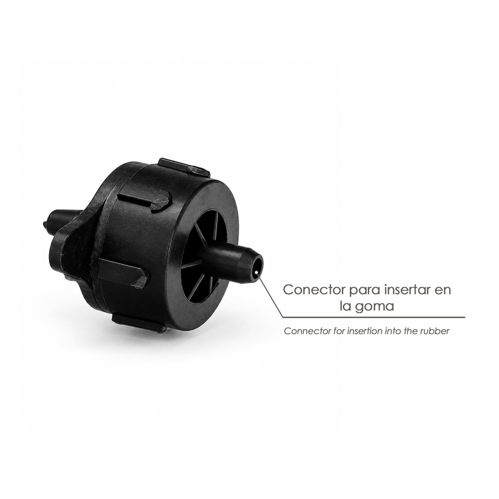 Gotero Autocompensante 8 Litros / Hora Desmontable Para Riego Por Goteo (Bolsa 200 Piezas)