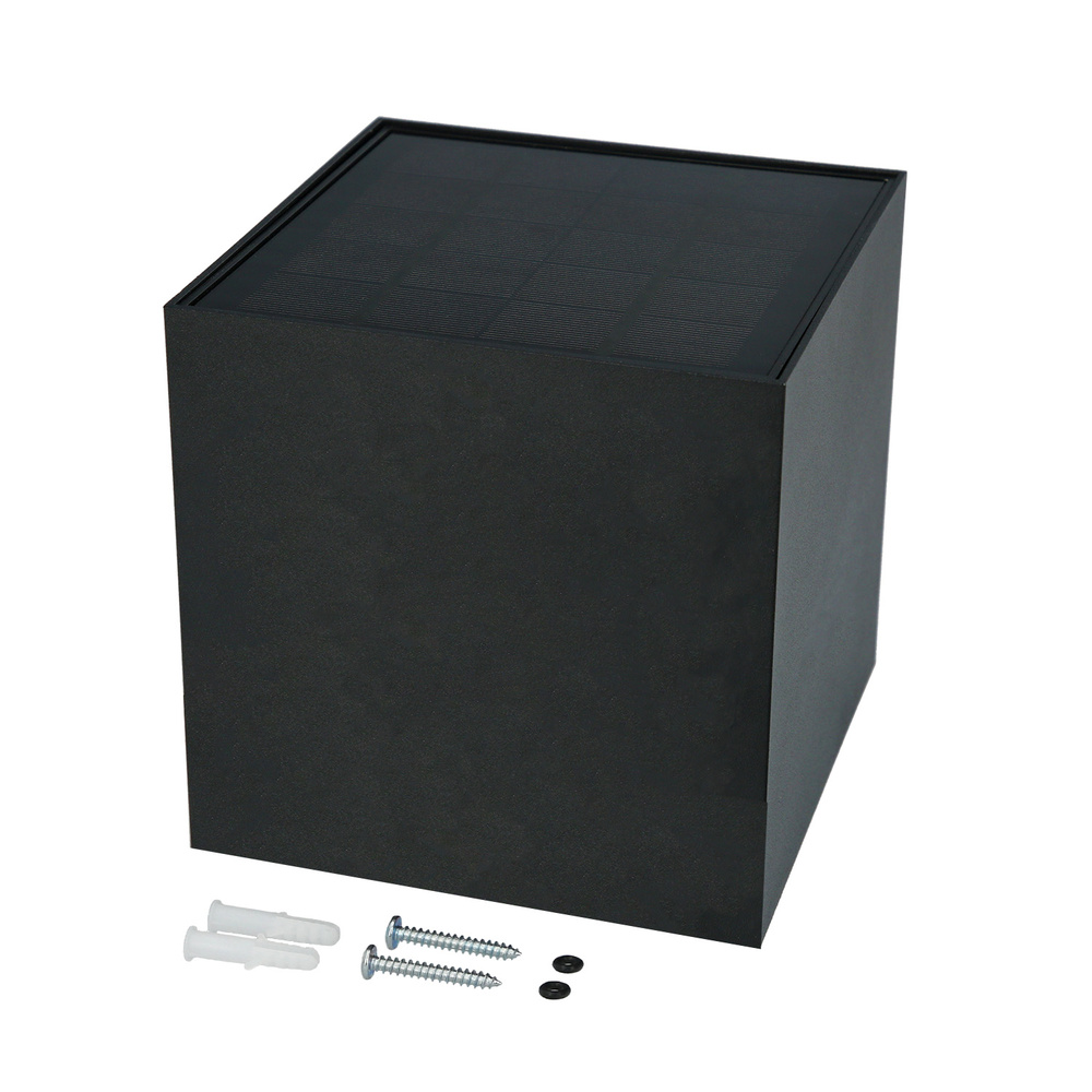 Aplique Solar Led 800 Lumenes Con Detector Movimiento / Crepuscular Protección IP65 