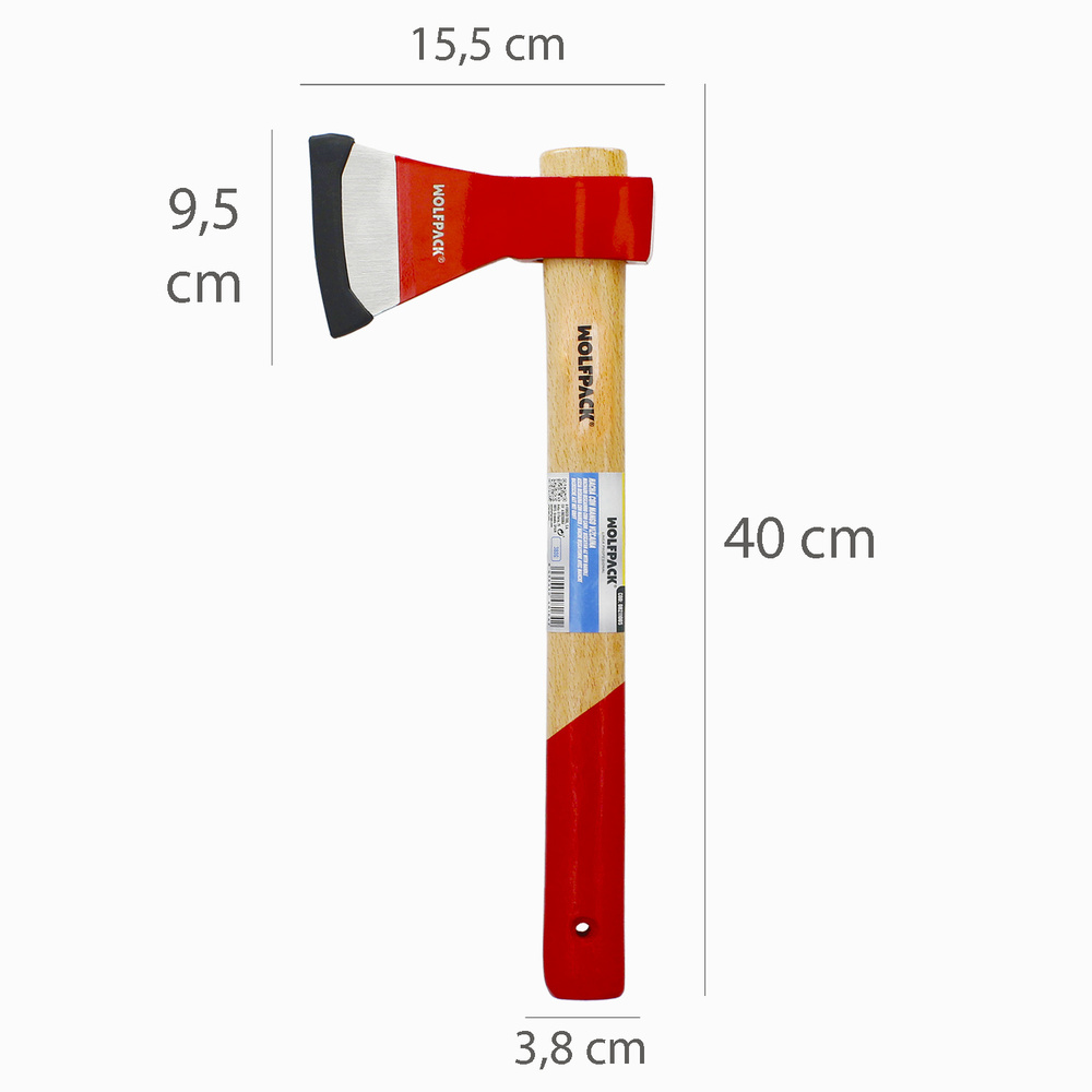 Hacha Con Mango Vizcaina 380 Gramos