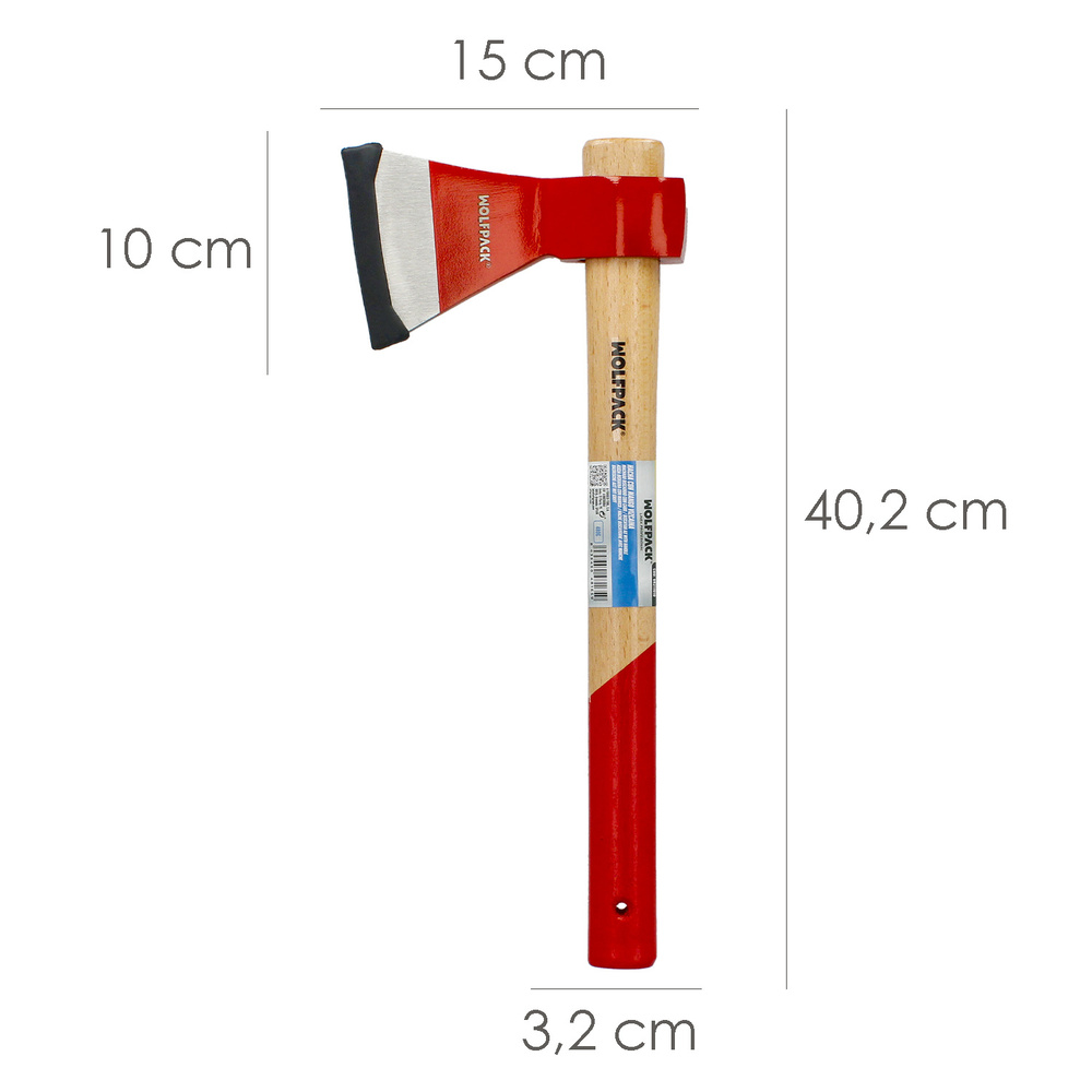 Hacha Con Mango Vizcaina 480 Gramos
