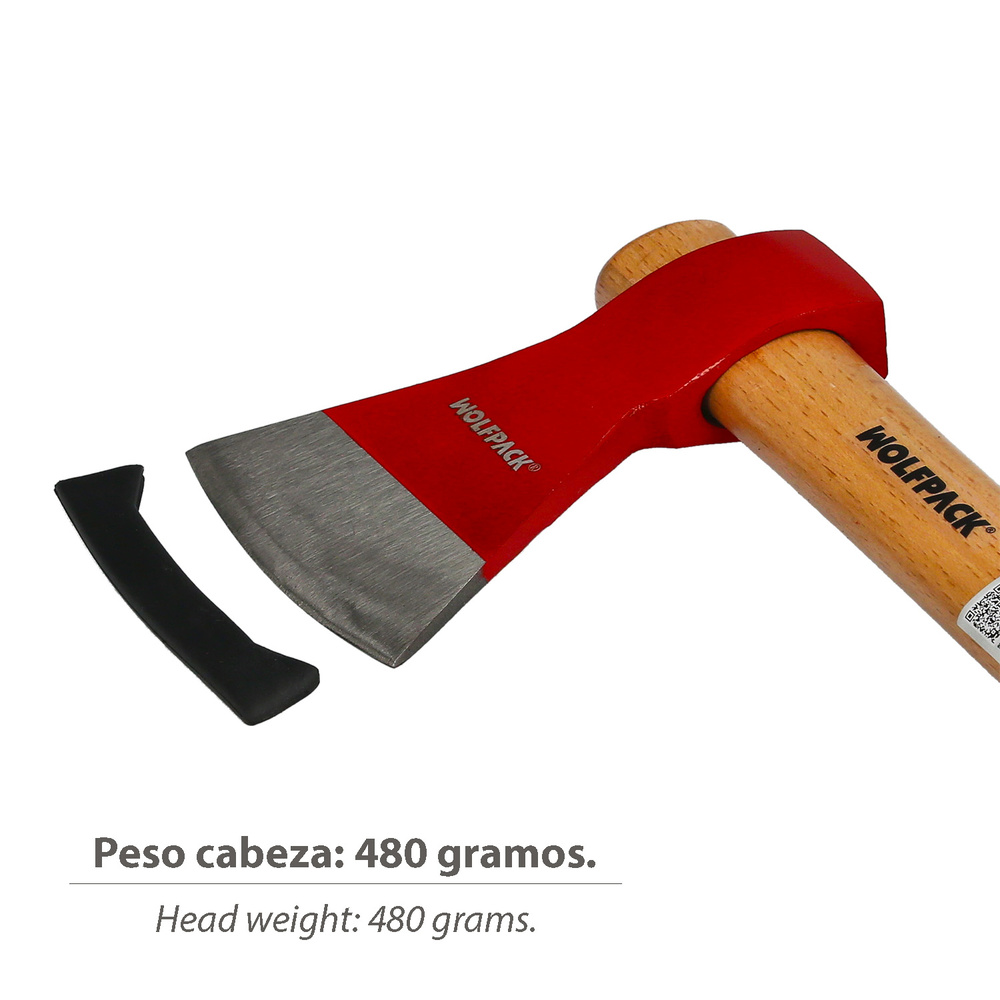 Hacha Con Mango Vizcaina 480 Gramos