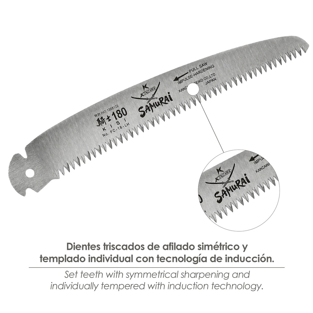 Hoja Recambio Serrucho Samurai FC 180 mm. 