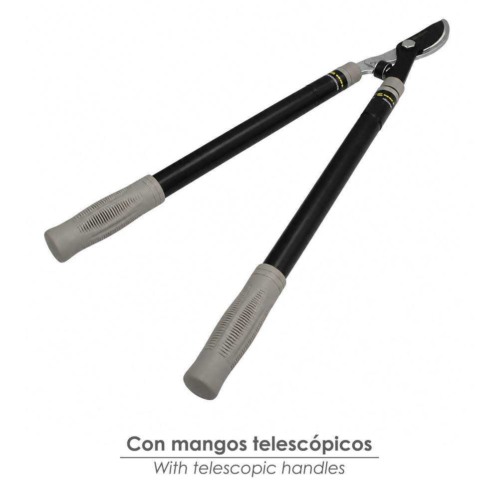 Tijeras Podar Profesional Acero Telescópica 2 Manos