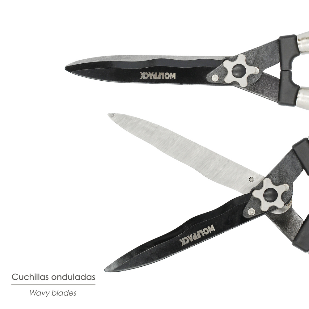 Tijeras Podar Setos 2 Manos Mangos Madera 54 cm.