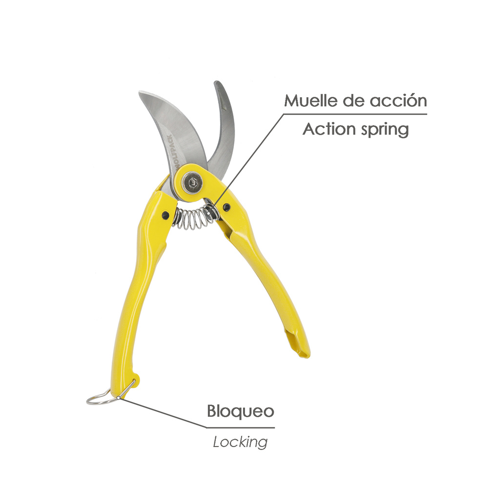 Tijera Podar 1 Mano 3164/225 mm Entry