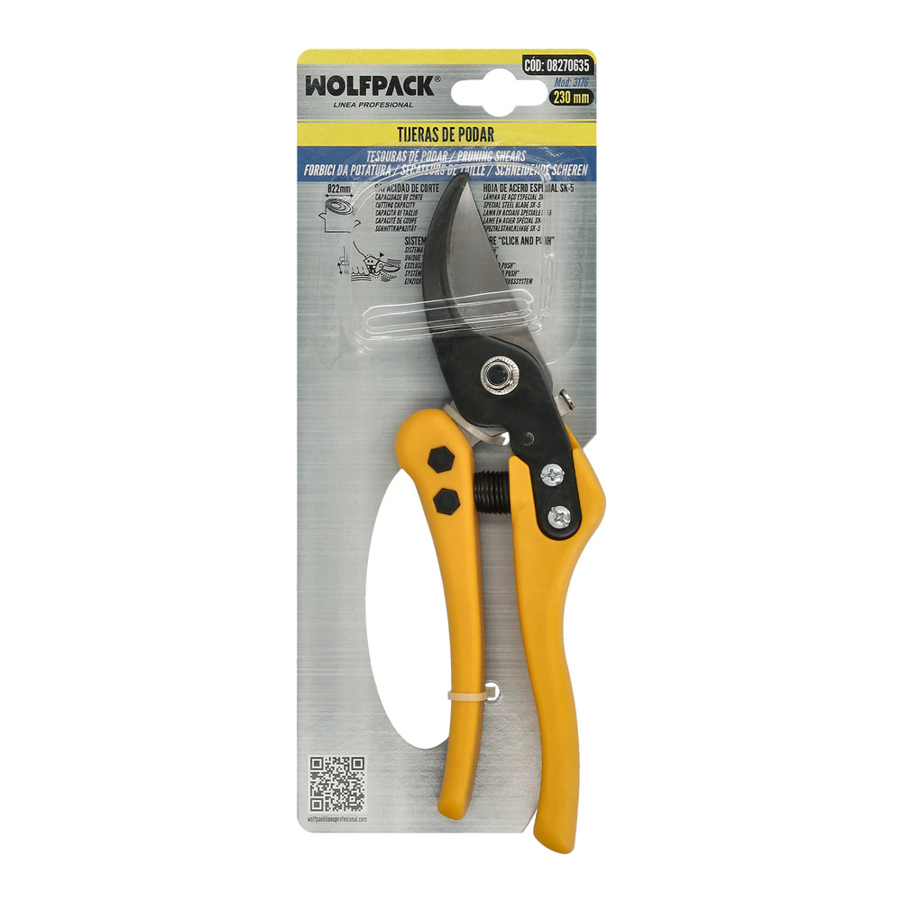 Tijeras Podar   3176/230 mm. 1 Mano