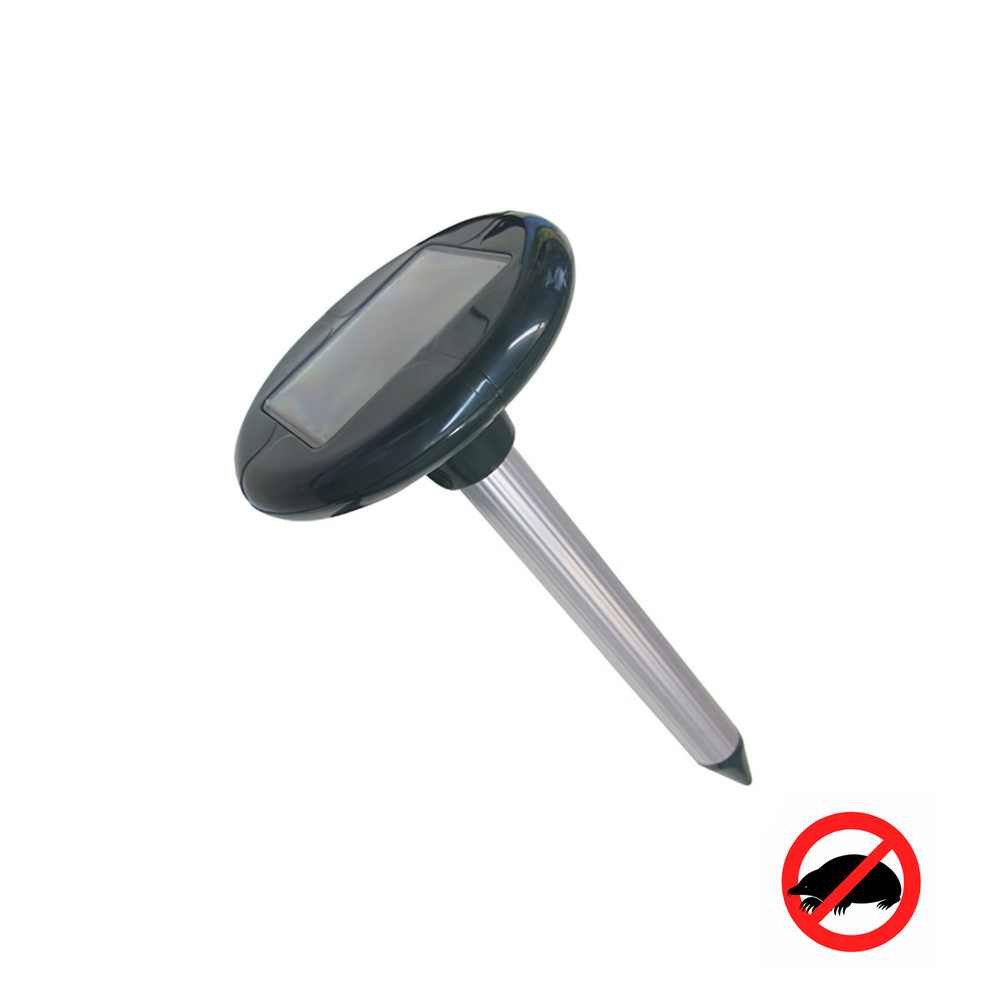 Ahuyentador Ultrasonidos Solar para topos 625 m².