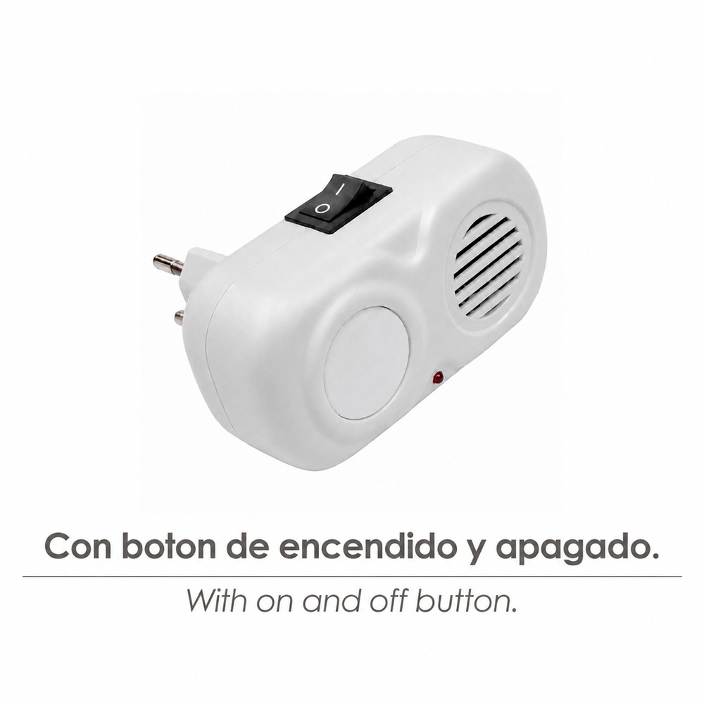 Ahuyentador Ultrasonidos Universal 60 m².