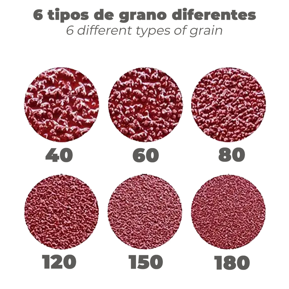 Lija Recambio Banda 100 x 690 mm. Grano 150 (6 Piezas)