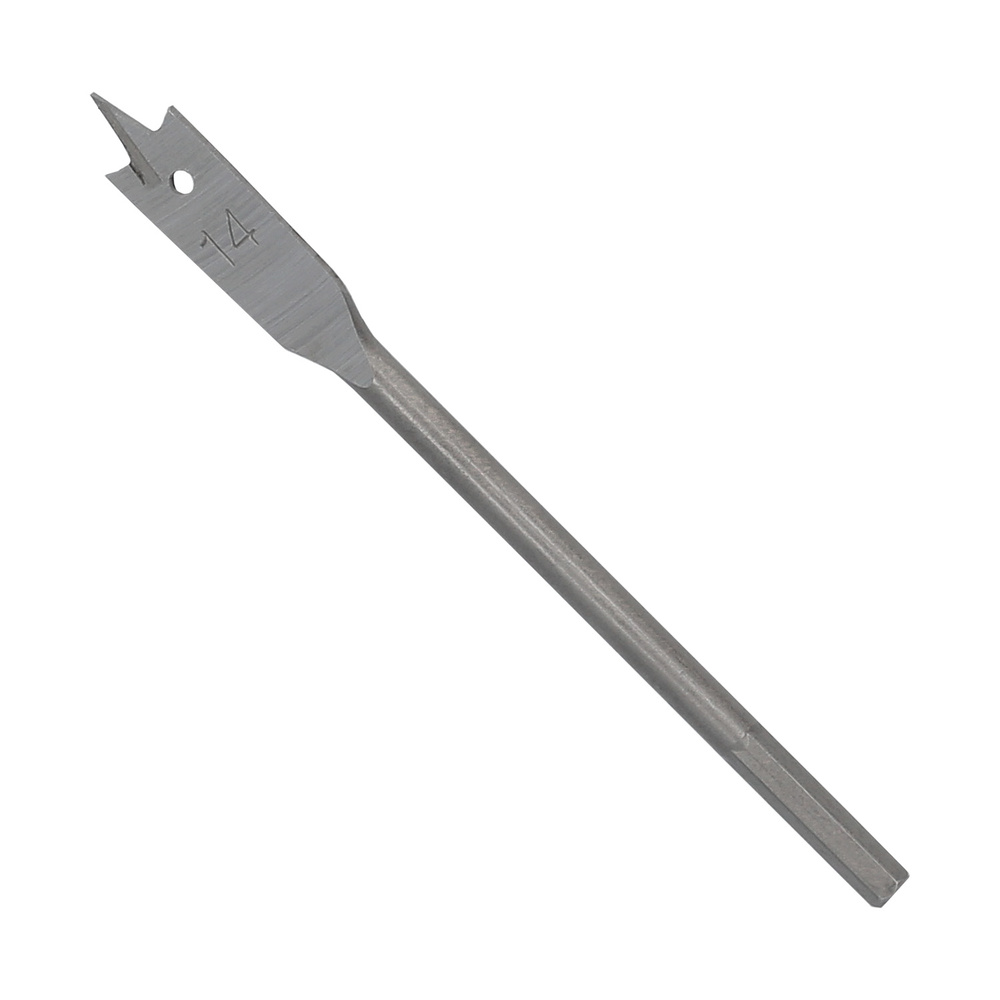 Broca Plana Madera 3 Puntas Wolfpack   14,00 mm.