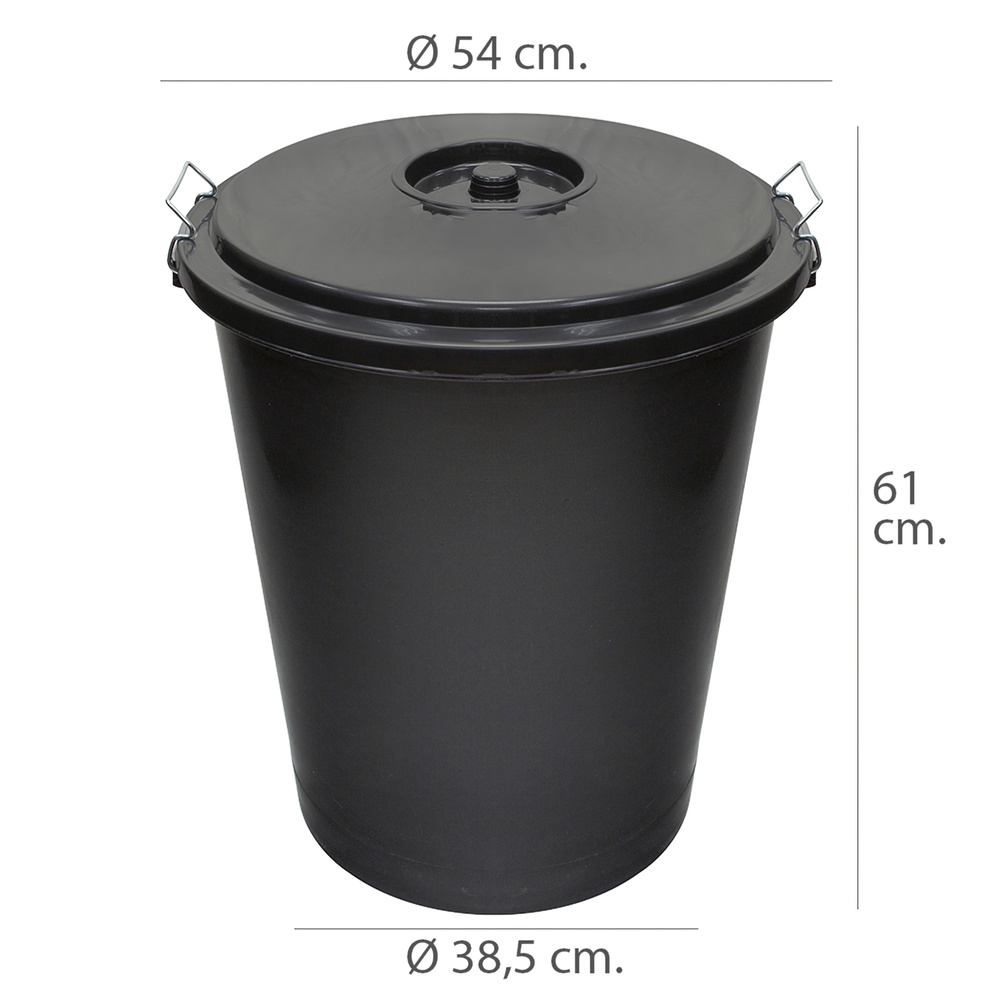 distribuidor cubo basura plastico comunidad con tapa 50 litros Mayorista Ferreteria AFT