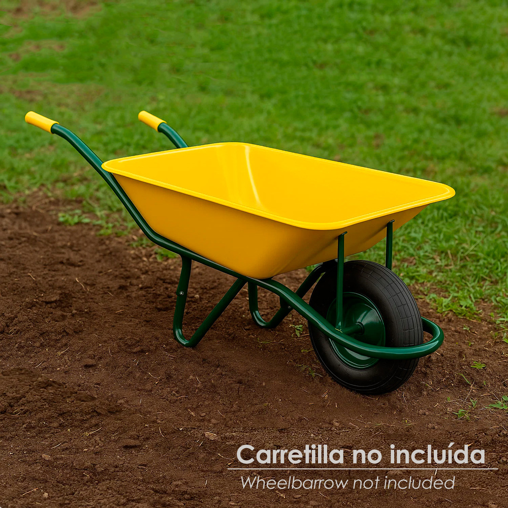 Rueda Carretilla Obra Standar  350 x 8 mm. 