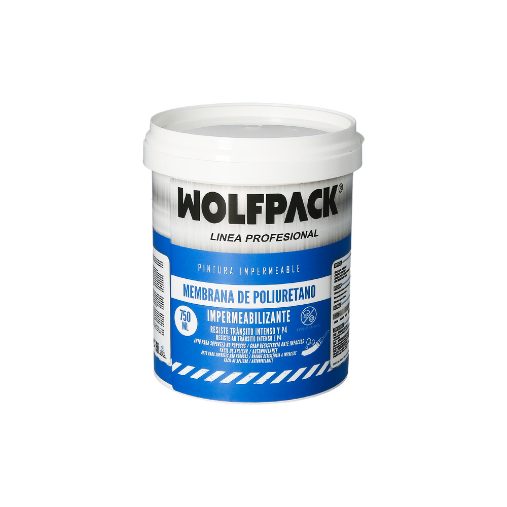 Pintura Impermeabilizante Membrana Transparente Para Exteriores / Interiores 750 ml. Color Transparente