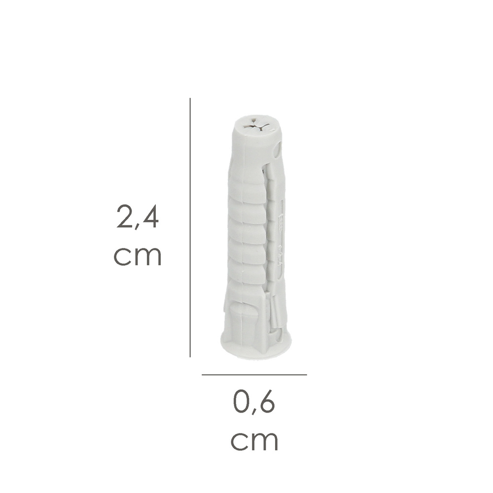 Taco 5 x 25 N+plus Nylon Caja 200 Uds.