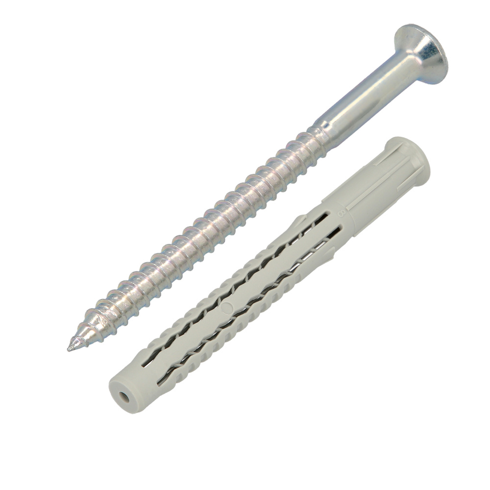 Taco Con Tirafondos Torx40 10x140 mm. (Caja De 50 Piezas)