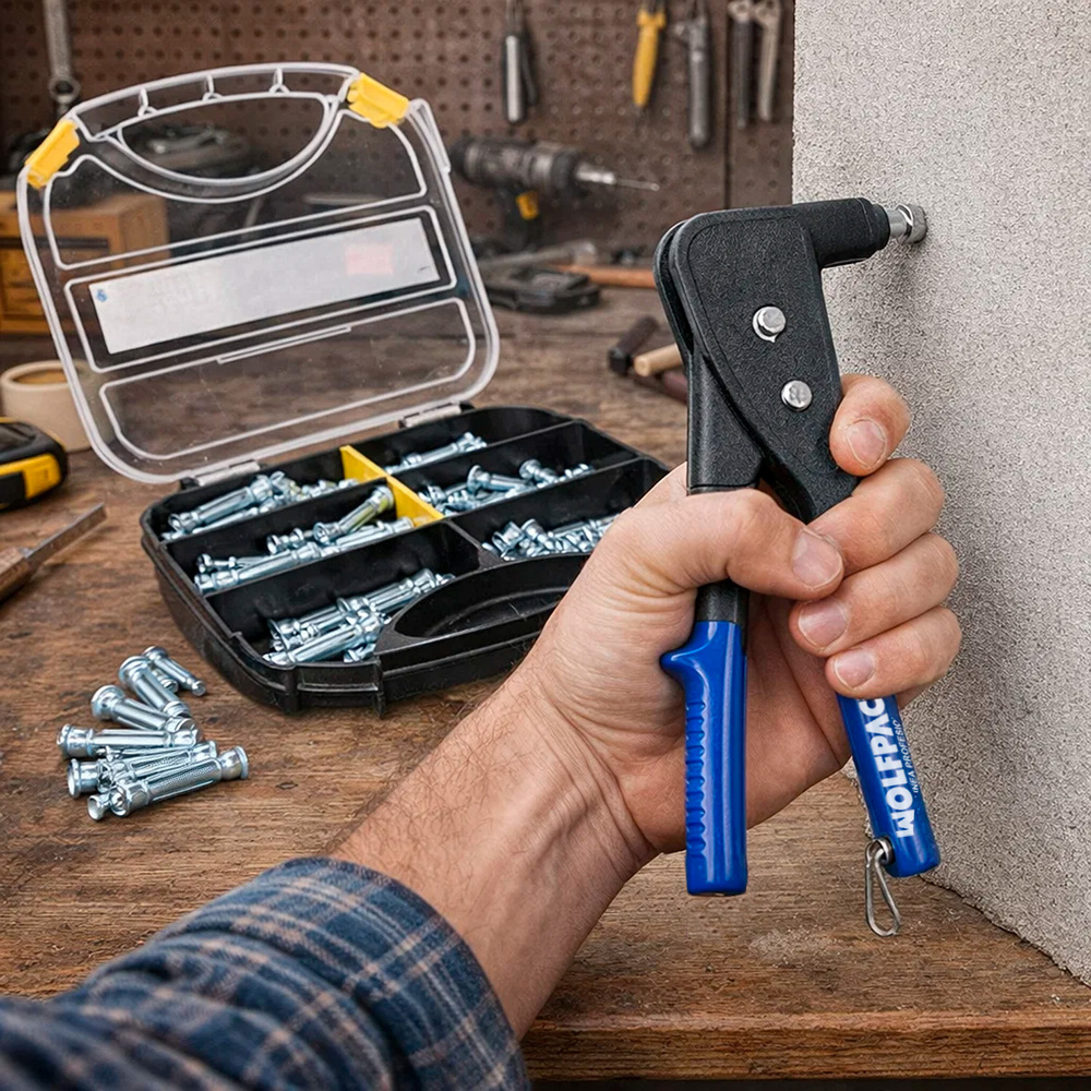 Kit Tacos Expansión Metalicos Fijación En Elementos Huecos (68 Piezas)