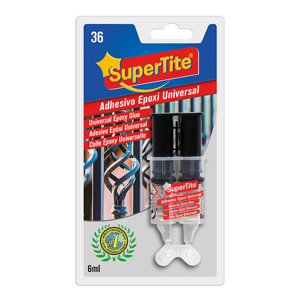 ▷🥇 distribuidor adhesivo epoxi 2 componentes supertite (jeringa 6ml)