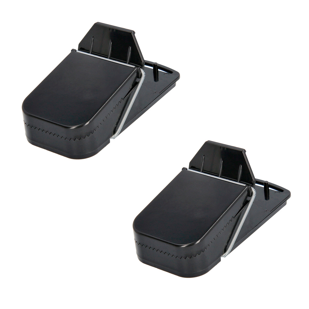 Trampa ratones plastico 9.5 x 4.7 cm. (Bolsa 2 unidades)