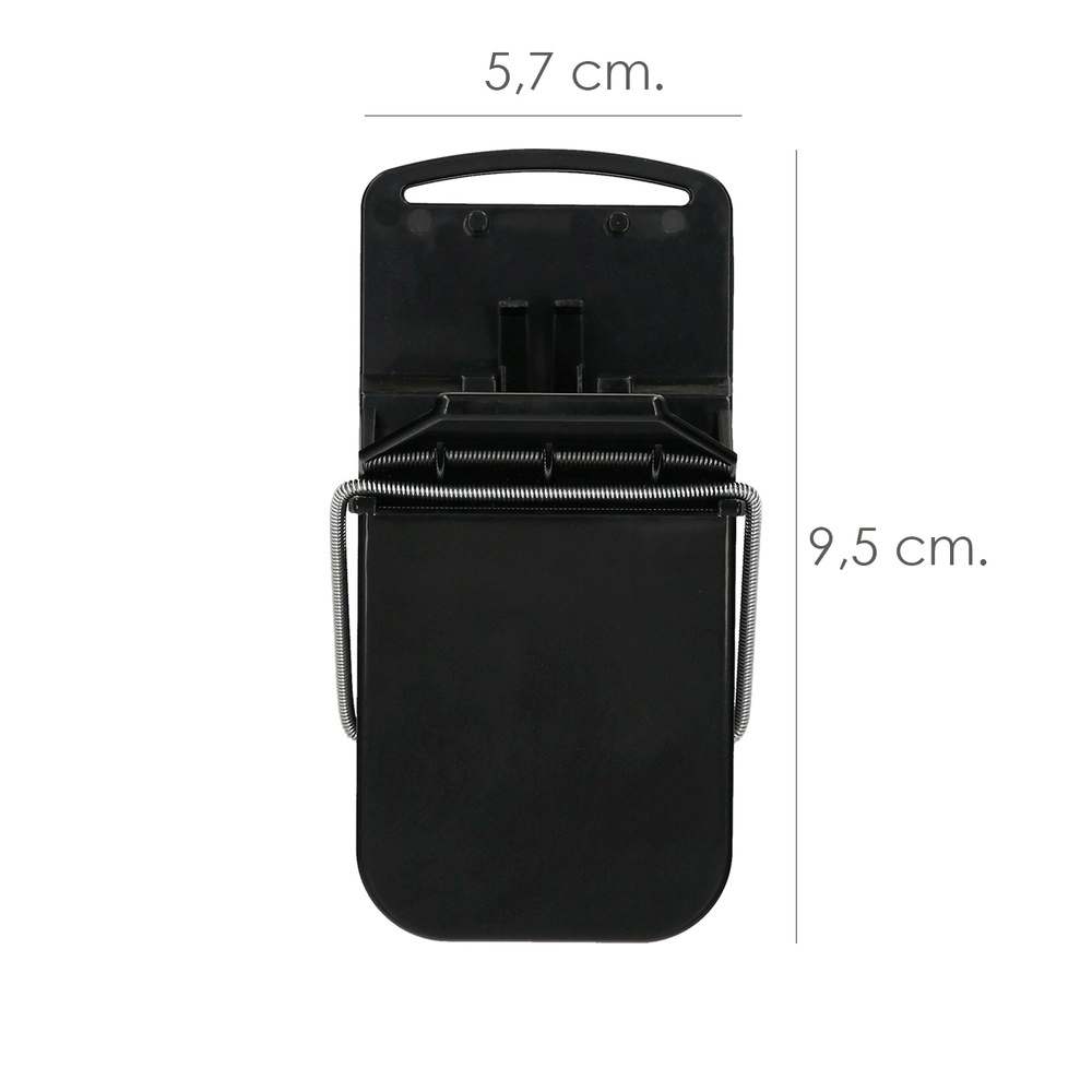 Trampa ratones plastico 9.5 x 4.7 cm. (Bolsa 2 unidades)