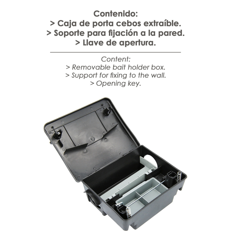 Caja Proteje Cebos Para Trampas