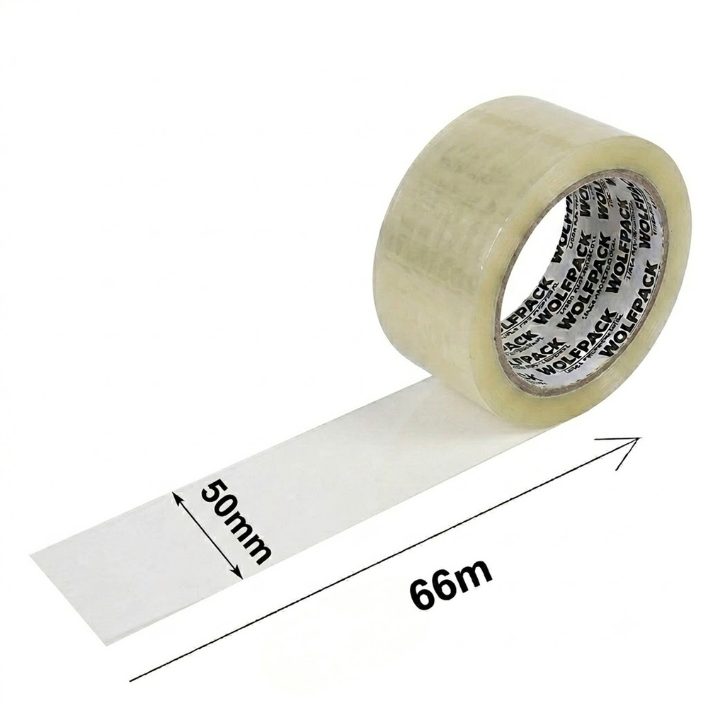 Cinta Embalar Transparente 48 mm. x 66 m.